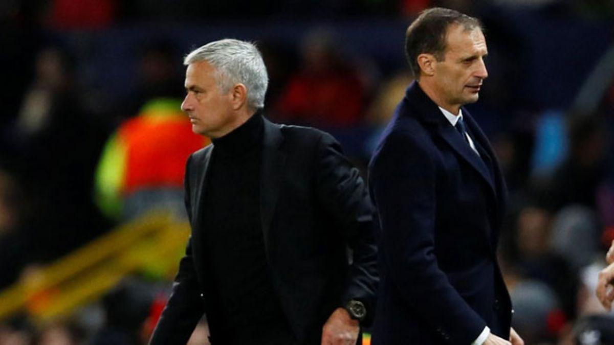 Max Allegri ve Jose Mourinho, Real Madrid iin pusuda