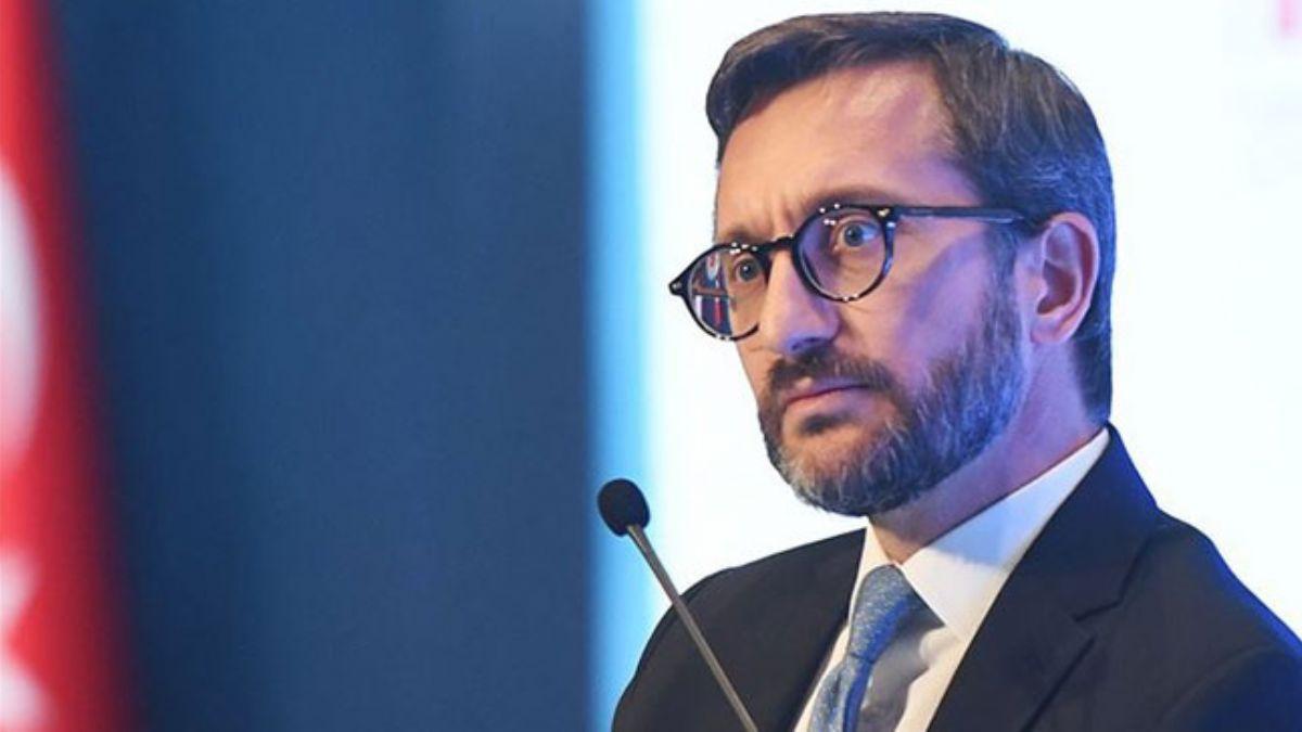 Fahrettin Altun: Kresel terr ve g sorunuyla neredeyse tek bamza mcadele ediyoruz