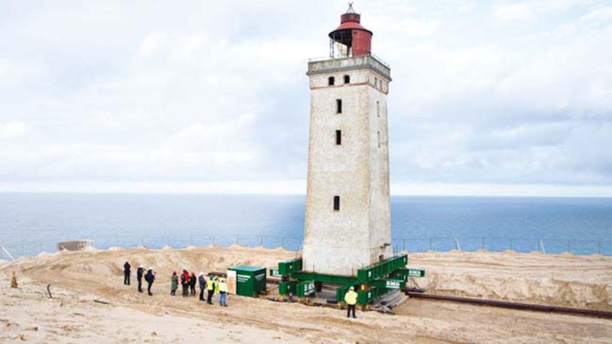 120 yllk deniz feneri tekerleklerle tand