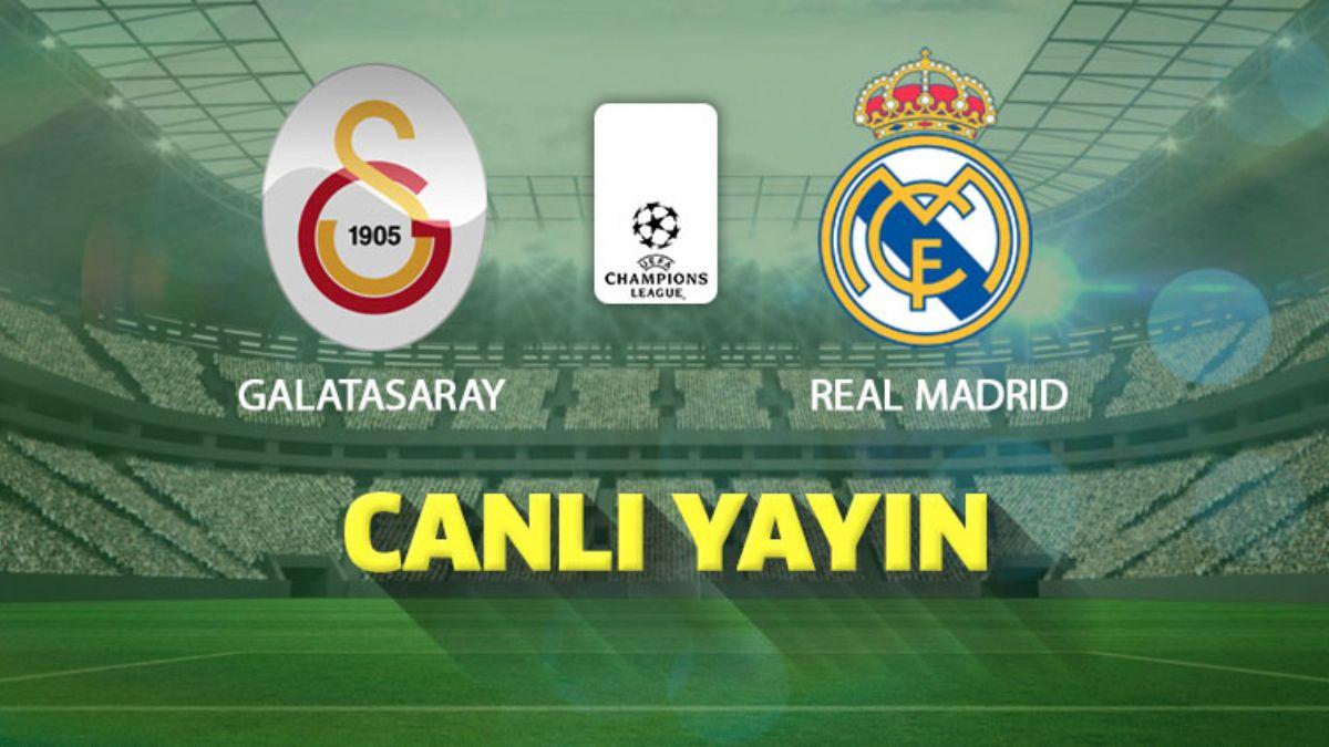 Galatasaray-Real Madrid CANLI ANLATIM