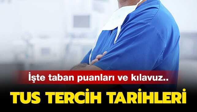 TUS 2019 tercihleri ne zaman sona erecek" TUS taban puanları ve TUS tercih kılavuzu sizlerle