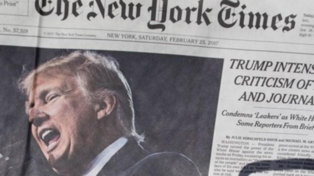 Beyaz Saray'dan Trump'n sulad NYT ve Washington Post hakknda fla karar!