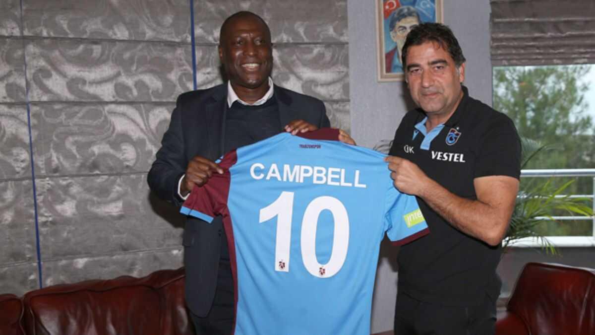 Kevin Campbell Trabzonspor'u ziyaret etti