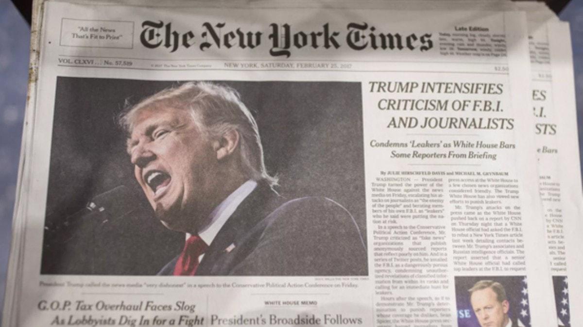 Beyaz Saray'dan Washington Post ve NYT ars: Sonlandrn