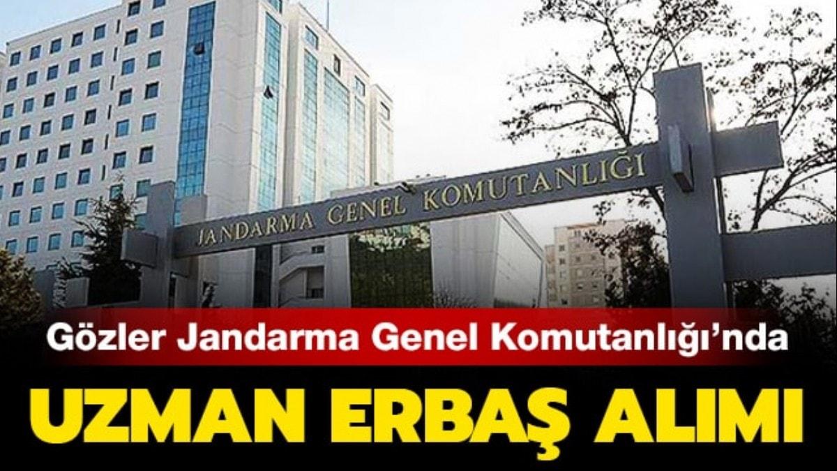 Jandarma uzman erba alm yaplacak m"