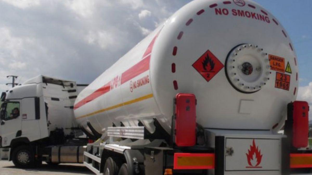 15 ton LPG ykl tanker devrildi, faciann eiinden dnld  