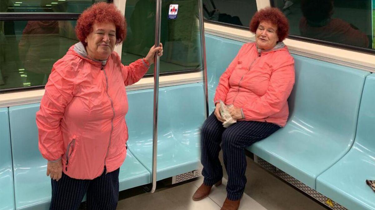 nl arkc Selda Bacan metroda grntlendi: 'Ben halktan biriyim'