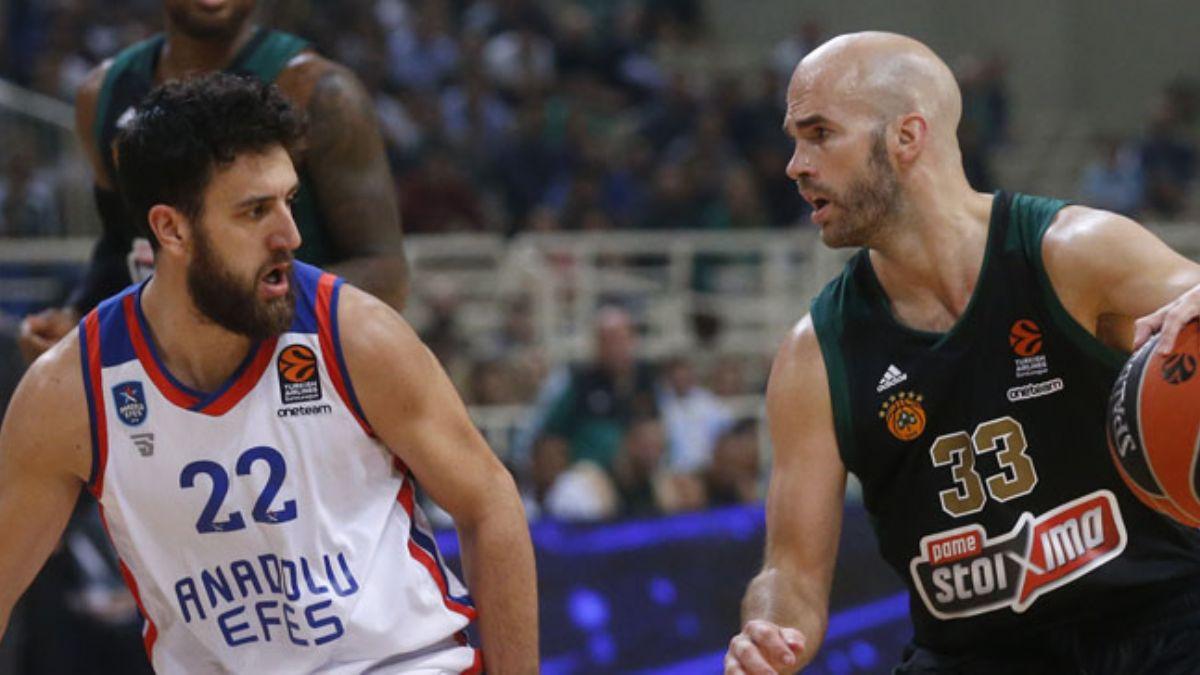 Anadolu Efes, Yunanistan deplasmannda Panathinaikos'a malup oldu