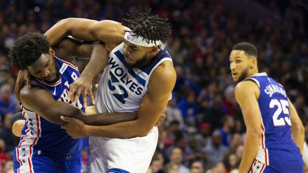 NBA'de Embiid ve Towns'a iki ma ceza