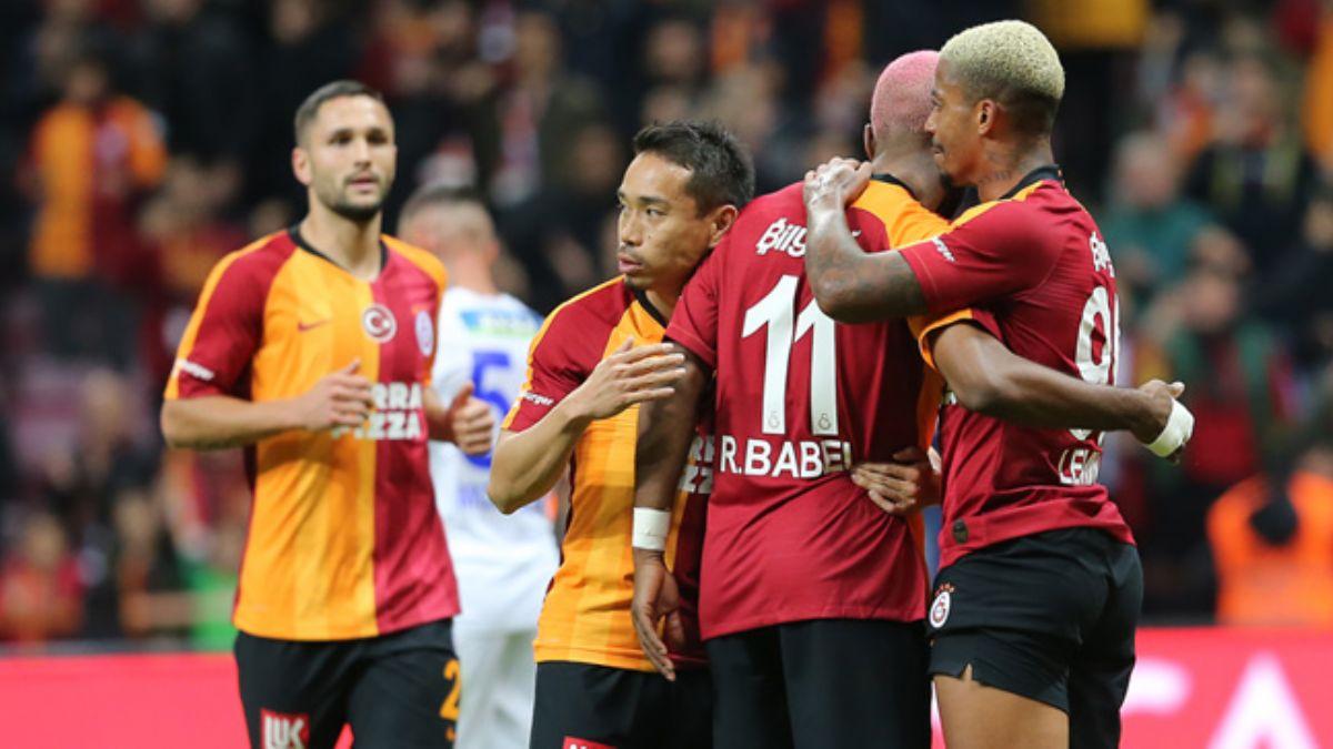 Galatasaray konuk ettii aykur Rizespor'u 2-0 malup etti