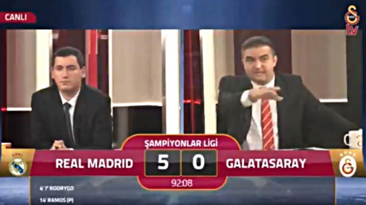 Real Madrid'in 6. golnden sonra GSTV muhabiri: 5'e razydk