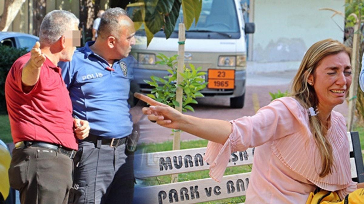 Taksici ve turist birbirine girdi! Polise anlatrken gzyalarna bouldu