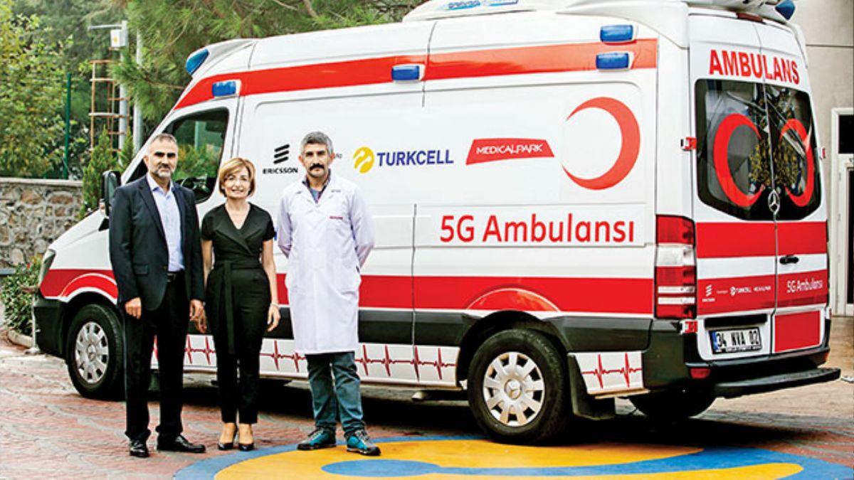 Turkcell veErIcsson'danilk uygulama: 5G ambulansylahastaya uzaktan tehis
