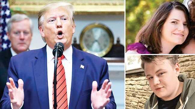 Trump'tan kazada ölen gencin ailesine açık çek