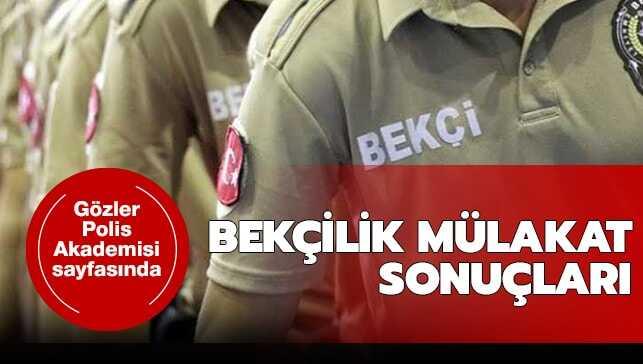 Bekçi alımı sonuçları için heyecan dorukta