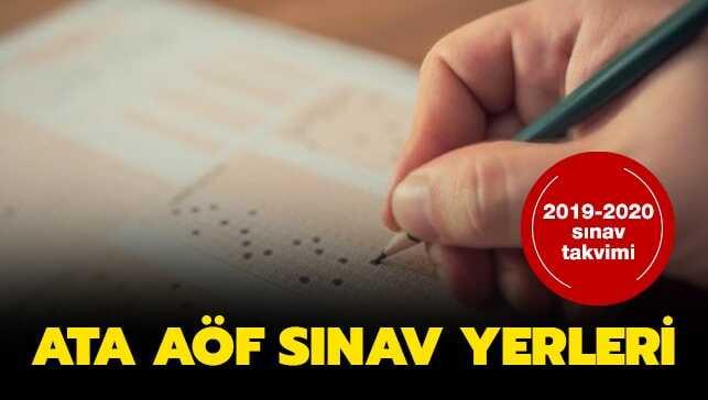 ATA AÖF sınav giriş belgesi yayınlandı!
