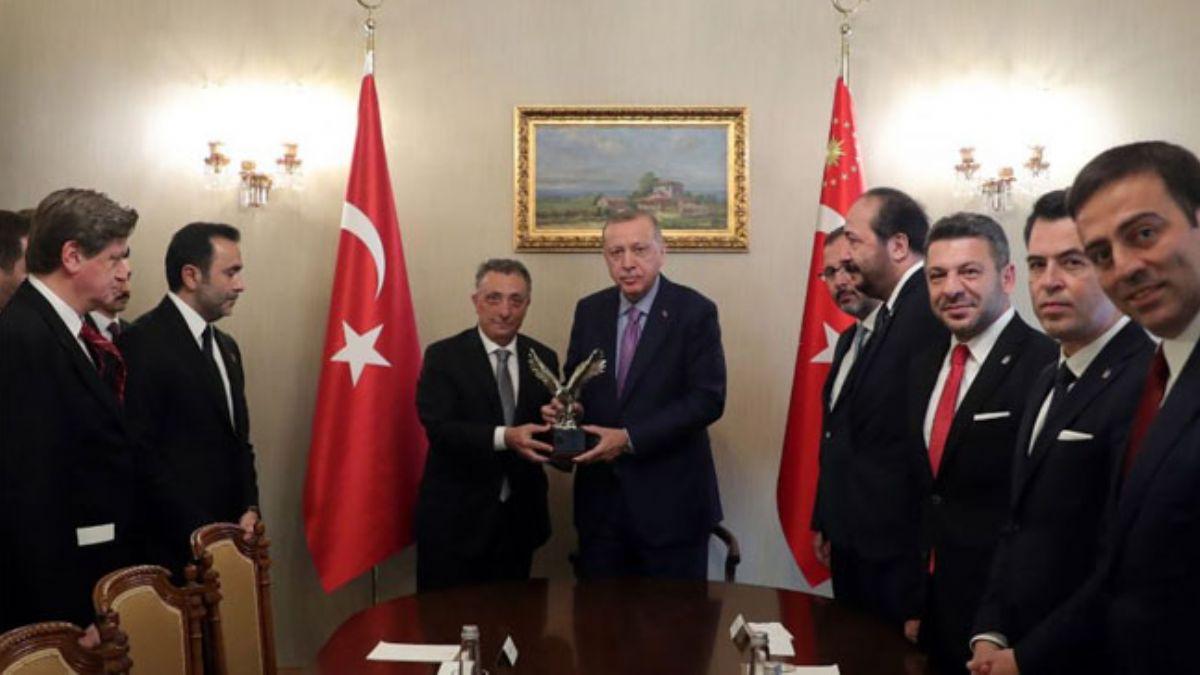 Cumhurbakan Recep Tayyip Erdoan, Beiktal heyeti kabul etti