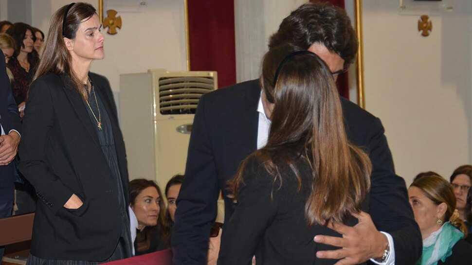 Cenazede buzlar eridi! İbrahim Kutluay ve Edvina Sponza barıştı