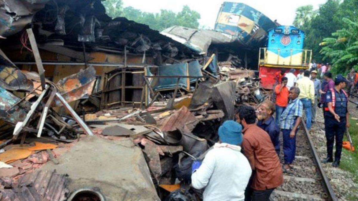 Banglade'te iki tren arpt: 16 l, 48 yaral