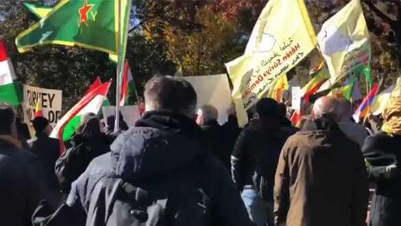ABD'de Ermeni dernekleri ve PKK yandaşlarından Türkiye karşıtı eylem