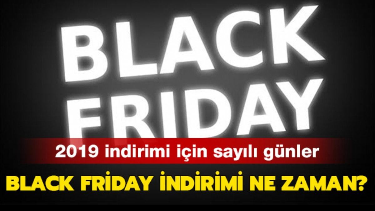 Black Friday 2019 indirimi iin geri saym!