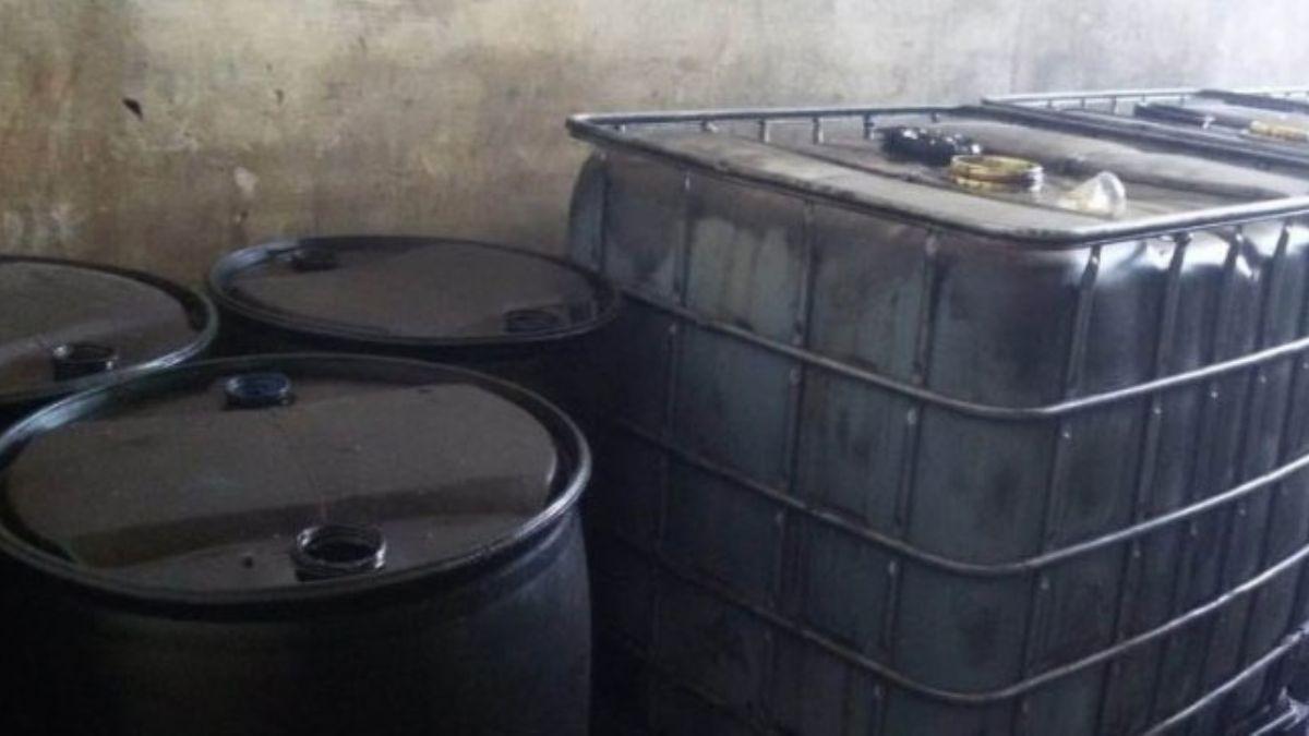 Gaziantep'te 3 bin 500 litre kaak akaryakt ele geirildi