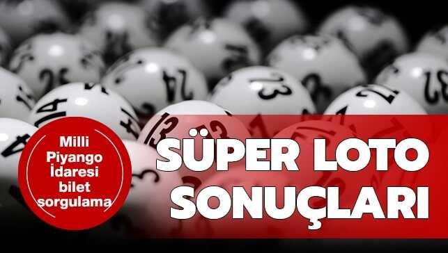Süper Loto sonuçları 14 Kasım 2019