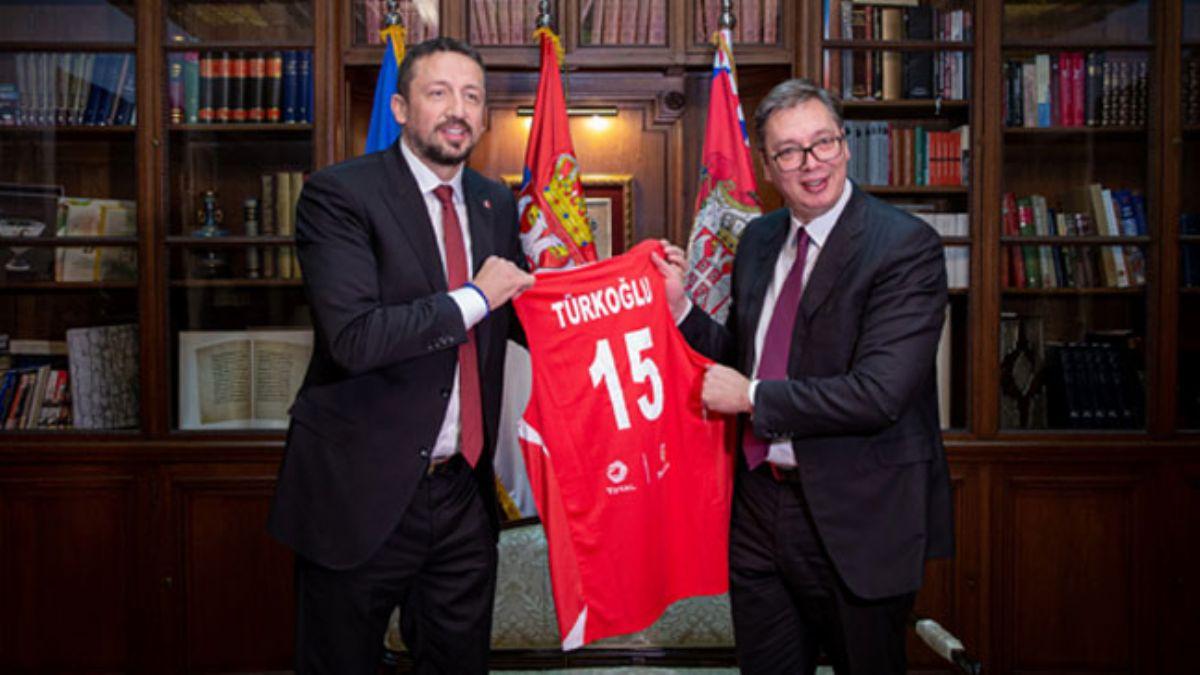 Hidayet Trkolu, Srbistan Cumhurbakan Aleksandar Vucic'i ziyaret etti