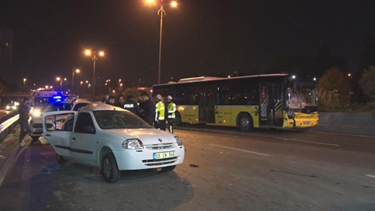 stanbul'da ETT kaza yapt! Yarallar var