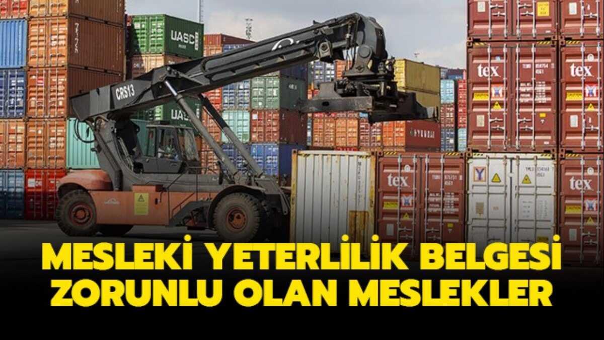 Mesleki Yeterlilik Belgesi nedir" Mesleki Yeterlilik Belgesi hangi mesleklerde zorunlu oldu"