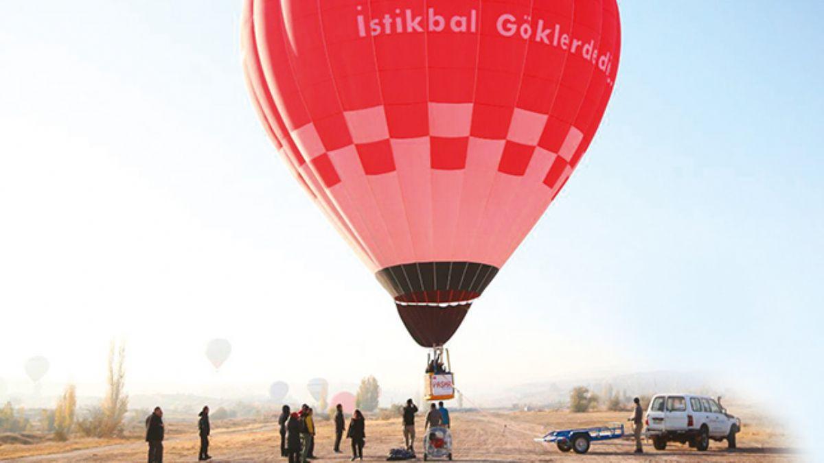 Yerli balonla ilk tur