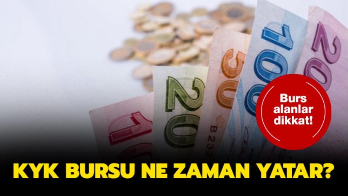 KYK burslar ne zaman yatacak" 