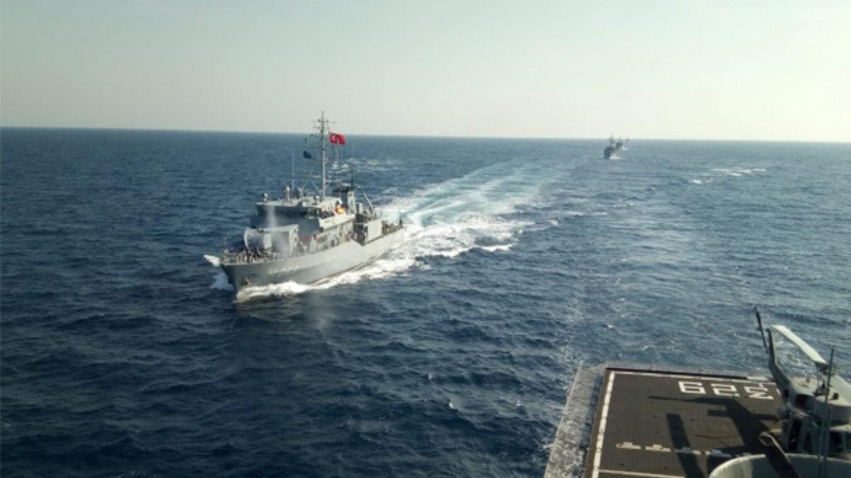 48 sava gemisi, 4700 asker... Trkiye'den gvde gsterisi