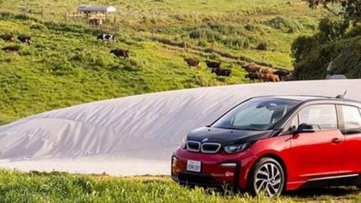 BMW yeni nesil elektrikli aracnda inek gbresi kullanacak