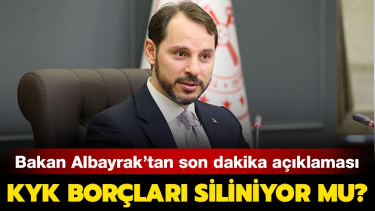 Bakan Berat Albayrak'n KYK borlar aklamas rencileri heyecanlandrd! 