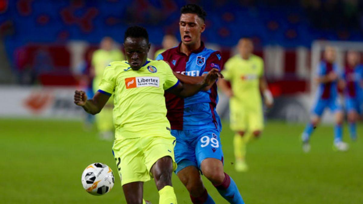 Trabzonspor, UEFA Avrupa Ligi'nde Getafe'ye tek golle malup oldu