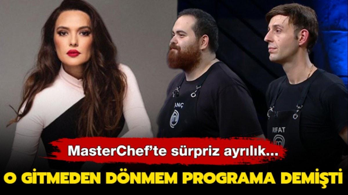 MasterChef'te srpriz ayrlk! Demet Akaln 'O gitmeden dnmem programa' demiti... 