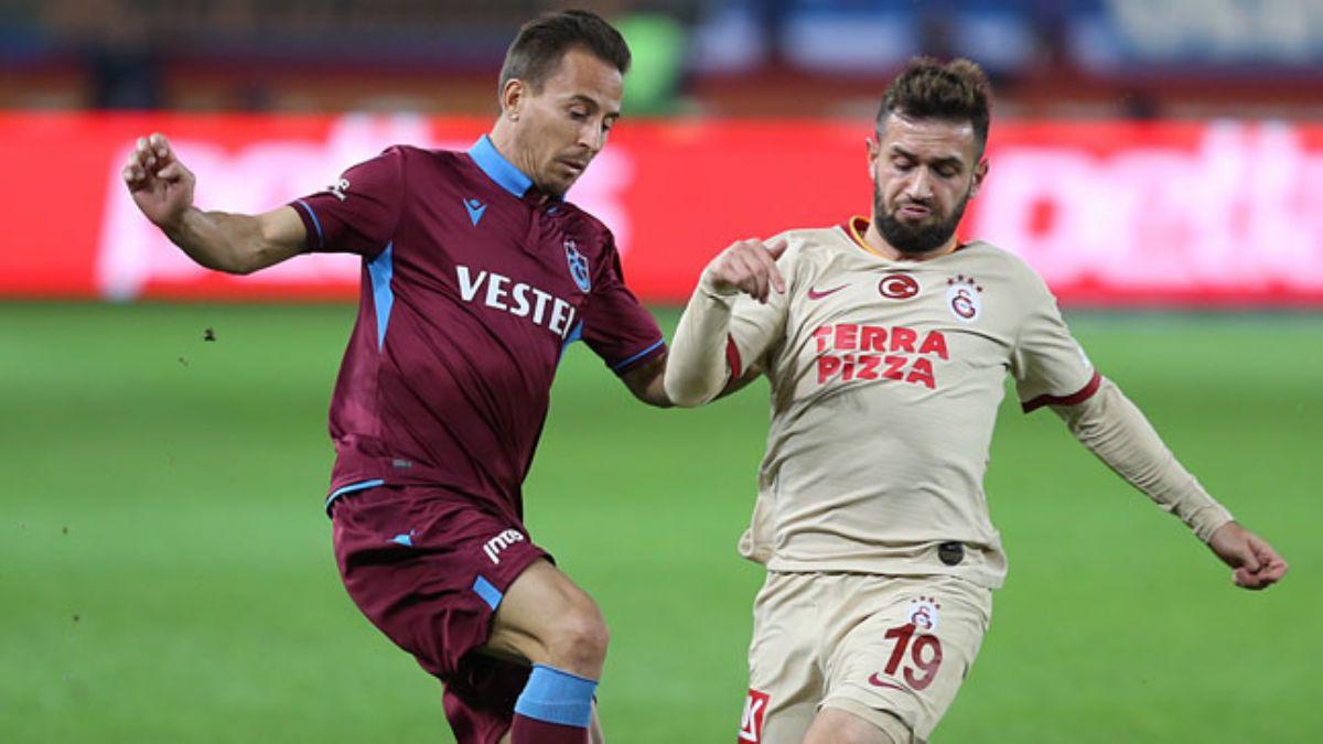 Trabzonspor - Galatasaray manda tartmal pozisyon