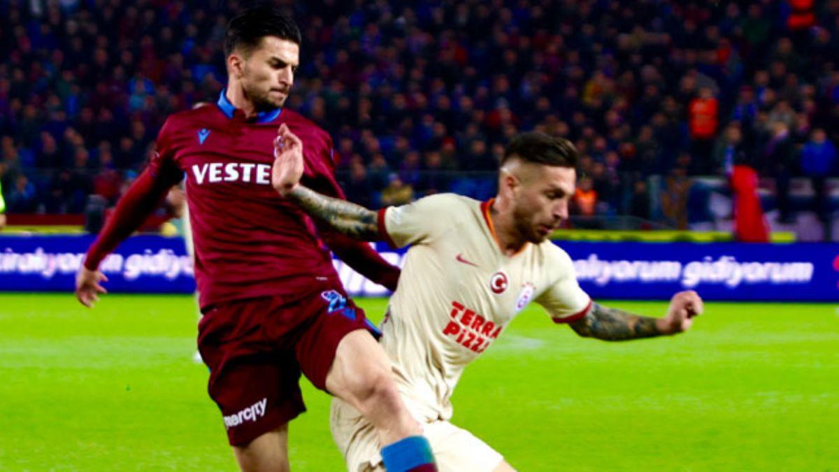 Sper Lig'de Trabzonspor ile Galatasaray berabere kald