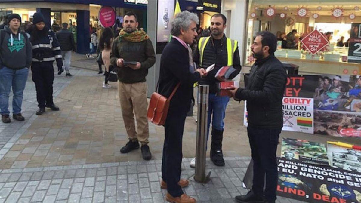 PKK terr Avrupa'da kol geziyor! Terr rgt yandalar Trk renciye saldrd