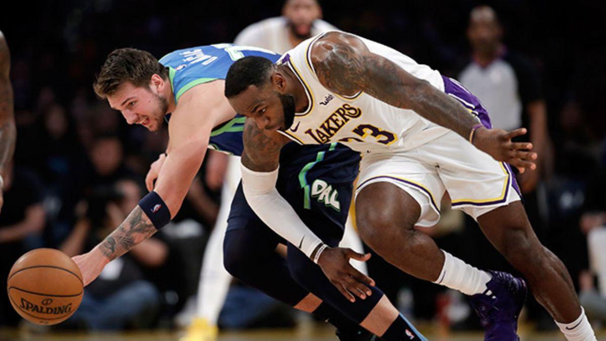 NBA'de Mavericks, Lakers'n 10 malk galibiyet serisine son verdi