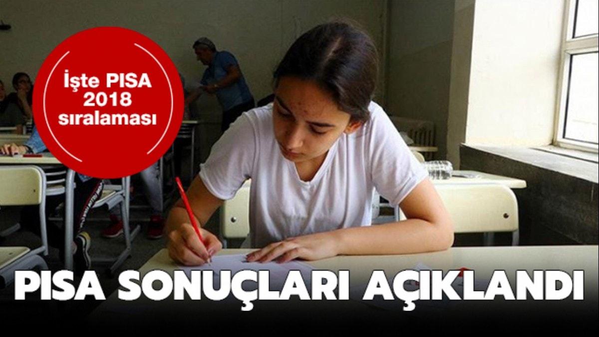 Pisa sonular 2018 belli oldu!  PISA testi nedir" Pisa sralamas nasl" 