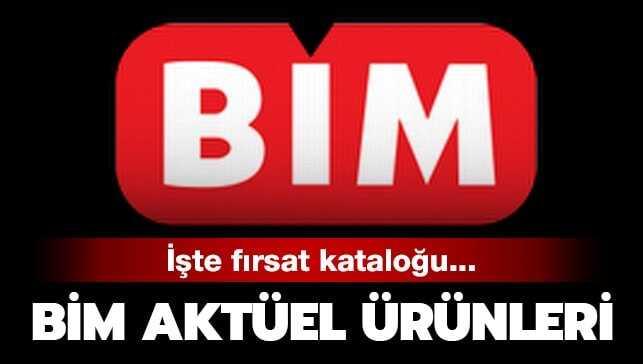 BİM aktüel ürünler kataloğunda neler var"