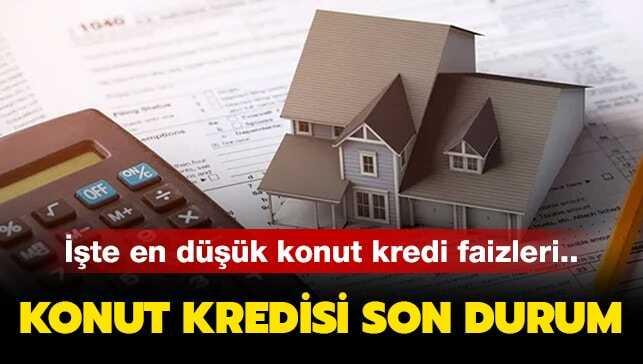5 Aralık Ziraat, Yapı Kredi, Akbank konut kredisi faiz oranları..