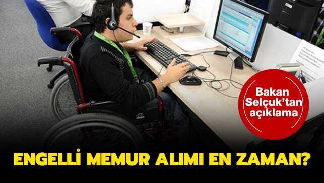 EKPSS engelli memur atamaları için açıklama geldi!