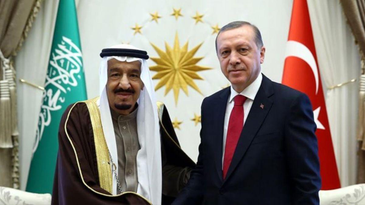 Cumhurbakan Erdoan, Suudi Arabistan Kral Selman ile telefonda grt