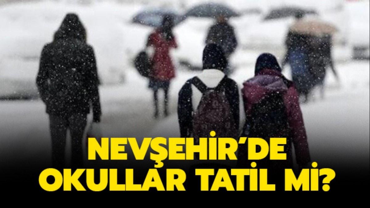 6 Aralk'ta Nevehir'de kar tatili var m" Nevehir'de okullar tatil mi"