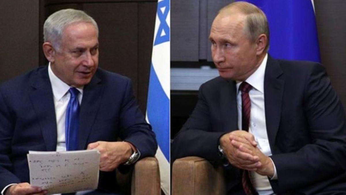 Putin ile Netanyahu telefonda grt