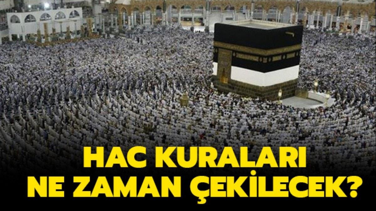 2020 Hac kuralar ne zaman ekilecek" 