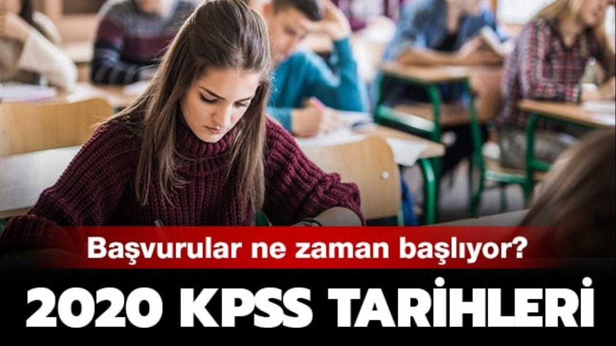 KPSS 2020 ne zaman yaplacak"